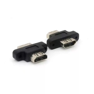 Adaptateur HDMI Femelle-Femelle à Montage sur Panneau avec Trous de Fixation pour Châssis d'Ordinateur - Product Image 5
