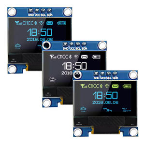 0.96 pollici SSD1306 Driver 128*64 risoluzione interfaccia IIC modulo schermo OLED - Product Image 1
