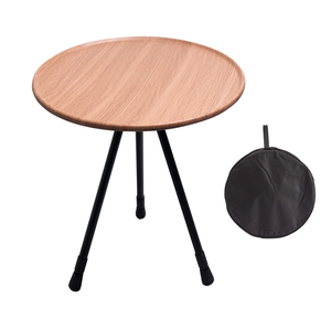 Pieghevole <span class=keywords><strong>tavolo</strong></span> da campeggio regolabile Picnic gambe pieghevole <span class=keywords><strong>tavolo</strong></span> rotondo leggero alluminio piccolo esterno in metallo mobili da esterno facile - Product Image 3
