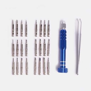 Mobile Phone Repair Screwdriver Set 25 In 1 Magnetic Chrome Vanadium Steel With Blue Handle For Samsung Huawei Apple iPhone - Product Image 3
