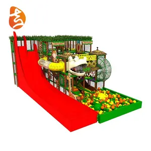 Gute qualität rechteck interessante kinder jump Indoor trampolin park mit rutsche