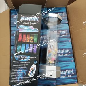 Yiheng 2024 trẻ em mới Thạch Cá dẫn đêm đèn sứa đèn LED tưởng tượng đèn Dung Nham - Product Image 4