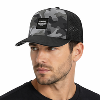 Gorra de Camionero Ligera de Secado Rápido con Cierre a Presión, Diseño Retro de Camuflaje para Caza y Actividades al Aire Libre