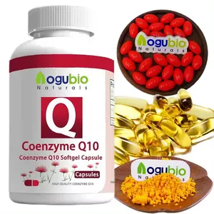 Coenzima Q10 Softgel Suministro de fábrica Materia prima a granel ubiquinol coenzima Q10 Cápsula de softgel