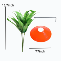 Décoration de jardin de Pâques en forme de carotte en plastique de luxe, plantes artificielles imperméables pour l'extérieur, kit DIY personnalisé, installation facile pour la pelouse au printemps