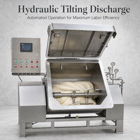 Machine automatique HJ-300 pour la cuisson et le mélange de pâte à mochi avec décharge hydraulique inclinable