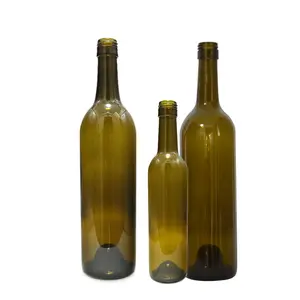 Botol bir kaca kosong R 750ml, botol anggur merah kapasitas besar dengan gabus