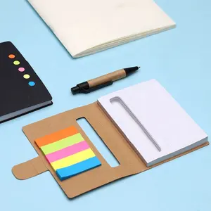 Mini tragbares Notebook mit Stift und Haft notizen mit benutzer definiertem Logo
