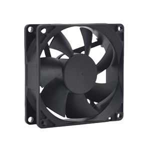 인버터 OEM 맞춤형 80X80X25mm 플라스틱 블레이드가 있는 적풍 80mm 24V/12V DC 축 방향 브러시리스 냉각 팬 - Product Image 1