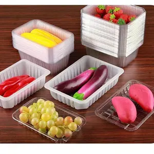 Wholesale Disposable Custom Plastic Packaging Boxes Food Container