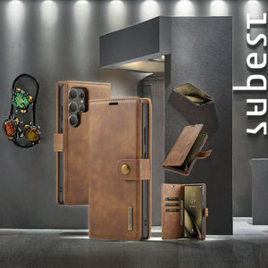 เคสโทรศัพท์หนังฝาพับแม่เหล็กแบบหรูหราถอดออกได้ฝาครอบป้องกันสำหรับ Samsung S25 S24 S23อัลตร้า S22 S20 S10 S9 Plus - Product Image 3