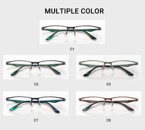 半額アルミニウムマグネシウムスクエアガラスレンズ光学ガラスブルーライトブロック - Product Image 6