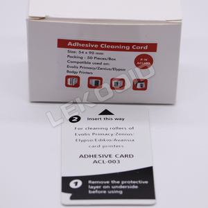 Cartes de nettoyage adhésives <span class=keywords><strong>Evolis</strong></span> ACL003 Primacy (paquet de 50) COMPATIBLES - Product Image 2