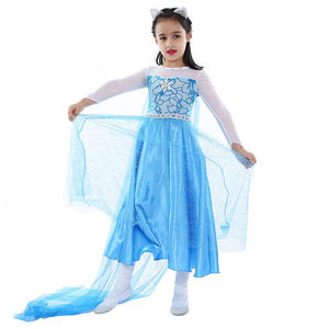 Disfraz Clásico de HP para Cosplay de TV y Películas, Disfraz de Princesa Elsa para Niños - Product Image 3