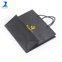 Boîte-cadeau de luxe personnalisée pour produits de beauté, emballage personnalisé, sacs-cadeaux en papier noir avec impression de logo