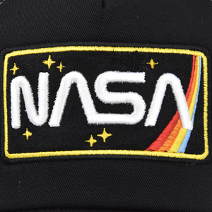 Casquette de baseball brodée transfrontalière NASA |   Casquette à visière sur le thème de l'aviation américaine |   Casquette de soleil à visière incurvée en maille respirante avec logo personnalisé - Product Image 2