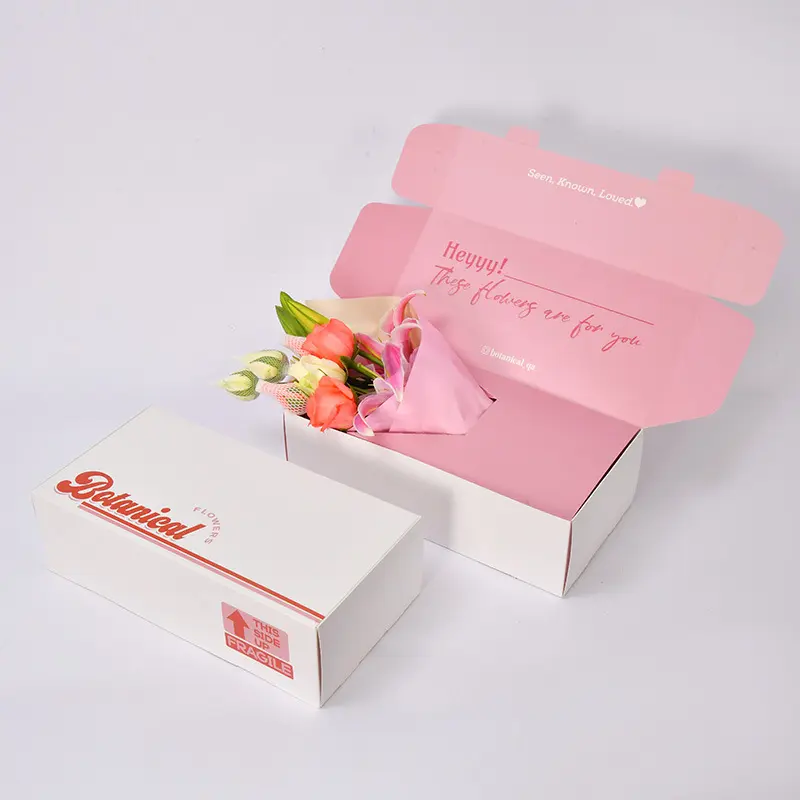 Venta al por mayor de San Valentín, Día de la madre, logotipo personalizado, Rosa preservada, regalo, cartón, papel, jabón, caja de flores, embalaje para ramo