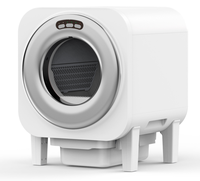 Offre Spéciale intelligent automatique autonettoyant électronique désodorisant tambour rotatif grande capacité moniteur de santé boîte à litière pour chat à toit ouvert