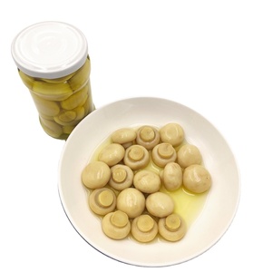 Fungo campione a fette con bottone bianco intero in scatola - Product Image 1