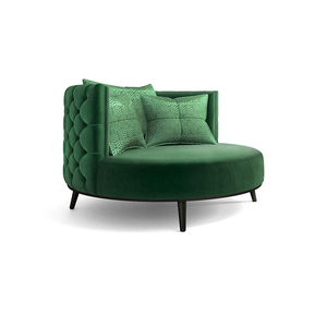 Hotel Apartment Living Room Round <strong>Couch</strong> Modern Stylish Leisure Lay <strong>Bed</strong> <strong>Lounge</strong> Chair - Product Image 3
