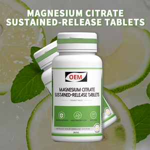 Tabletas de Citrato de Magnesio SR de Marca Privada Personalizadas ODM para Soporte de 24 Horas y Fórmula Suave para el Estómago - Product Image 2