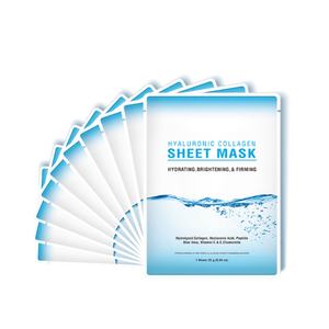 Masque facial hydratant et raffermissant au collagène et à l'acide hyaluronique, 25g, vente en gros d'usine - Product Image 1