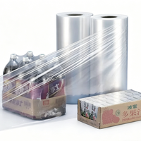 Film rétractable PE à haute rétraction, résistant à l'humidité, pour emballage de boissons et articles de forme irrégulière (eau)