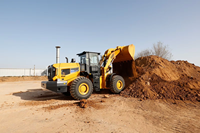 Mini-chargeuse compacte 665F à chargement par le haut, chargeuse de grumes et chargeuse frontale, capacité de 2,9 à 5,5 m pour la construction, 20,5 tonnes