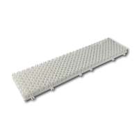 Glissade de neige artificielle pour parc d'attractions, couleur blanche, en plastique, piste de ski artificielle 800x200mm, ensemble combiné emboîtable 3 pièces