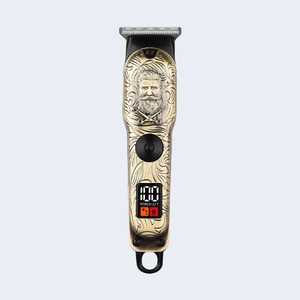 Electric Hair Clipper With Digital <b>Display</b> 1000mAh Battery USB Charging Metal Body For Home Use And Pets - Product Image 3