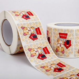 Customized Durable Waterproof holographic 3D Effect Labels Featuring Cartoon Animal Logos Stickers - Product Image 1