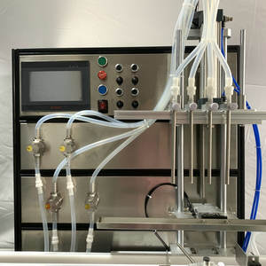 Machines de remplissage automatiques Yunqingtech à 4 têtes pour sauce chili, pâte, shampoing, savon, bouteilles en plastique, jus d'orange, miel, parfum - Product Image 4