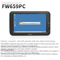 Computadora Integrada FEELWORLD FW659PC de 7 Pulgadas con Sistema Operativo WinCE 6.0 / WiFi RS232/LAN para Planificación de Transporte, Personalización OEM