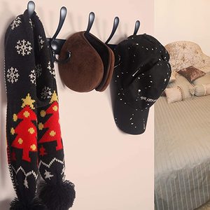 Porte-manteau mural en acier inoxydable, crochet en métal <span class=keywords><strong>pour</strong></span> vêtements, convient <span class=keywords><strong>pour</strong></span> les manteaux, les chapeaux, les serviettes, les portefeuilles, les chemises <span class=keywords><strong>de</strong></span> nuit - Product Image 6