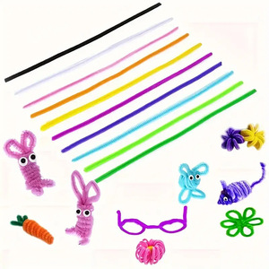 Kit de Manualidades con Tubos de Plástico de 23 cm, Juego de Juguetes de Bricolaje para Niños de 5 a 7 Años, Tema de Animales y Naturaleza - Product Image 3
