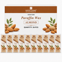 OEM Mandel-Duft Paraffinwachs 453g 1lb Hautpflegendes Tiefenfeuchtigkeitsspendendes Hand- und Fuß-Spa Paraffin-Badewachs für Salon Großhandel