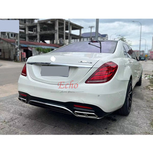 ชุดแต่ง S65 Facelift สำหรับ <span class=keywords><strong>W221</strong></span> <span class=keywords><strong>S350</strong></span> S400 ชุดแต่งรอบคันสำหรับ S-class ปี 2006-2012 อัพเกรดเป็นรุ่นปี 2020 ชุดแต่งกันชนหน้า <span class=keywords><strong>S350</strong></span> รุ่นปรับโฉม - Product Image 4