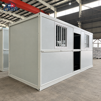 Maison conteneur préfabriquée pliable 20ft 40ft, maison modulaire extensible de luxe, structure en acier portable et mobile, prix usine