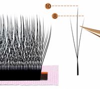 Cils en bande 3D noirs en velours, effet fleur, denses et volumineux, pour maquillage quotidien, fêtes et scène, vente en gros