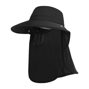 Qianqianwo Outdoor Ice Silk Sun Hat Breathable Wide Brim With Face Shield For Cycling Hiking Camping Adult - Product Image 5
