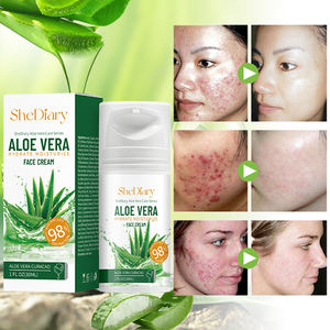 Venta al por mayor SheDiary 100% Pure Natural Aloe Vera Crema Cuidado <span class=keywords><strong>facial</strong></span> Hidratante calmante Nutritiva <span class=keywords><strong>Mejor</strong></span> crema <span class=keywords><strong>facial</strong></span> <span class=keywords><strong>para</strong></span> la belleza - Product Image 2