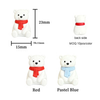 Nouvelles perles focales 3D en silicone de Noël, motifs ours et cerf, perles en vrac pour stylos à perles, accessoires de fabrication de bijoux DIY, vente en gros