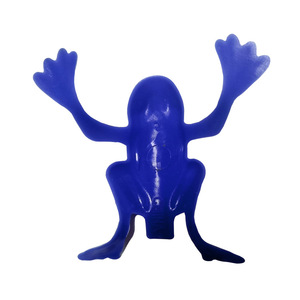 Ranas saltarinas de TPR OEM, juguetes pegajosos y blandos para niños, juguetes novedosos antiestrés para aliviar la ansiedad, juguetes blandos para el estrés, ranas saltarinas - Product Image 5