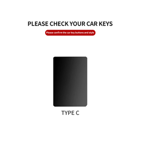 Étui <span class=keywords><strong>de</strong></span> protection en cuir pour clé <span class=keywords><strong>de</strong></span> voiture, couleur d'origine, pour télécommande sans clé Leapmotor B01 C11 C16 C10, accessoires <span class=keywords><strong>de</strong></span> protection <span class=keywords><strong>de</strong></span> carte-clé - Product Image 2