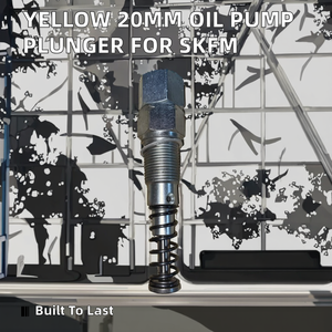 Piston de pompe à huile Jestin jaune 20 mm SKFM, pièce de machinerie de construction avec garantie de 3 mois, fabriqué en Chine - Product Image 2