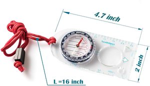 Boussole extérieure essentielle pour la navigation pour la <span class=keywords><strong>randonnée</strong></span> Orientation <span class=keywords><strong>Randonnée</strong></span> Escalade Camping boussole - Product Image 2
