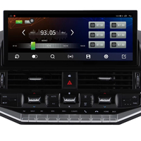 Pour Toyota Land Cruiser 2008-2021, autoradio Android 12,3 pouces, système multimédia, écran partagé compatible