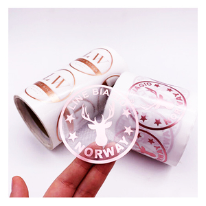 Autocollants d'étiquettes de parfum personnalisés en vinyle transparent imperméable de 12 couleurs pour les applications cosmétiques - Product Image 3