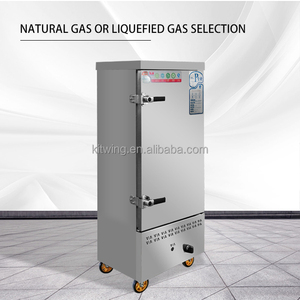 Prix d'usine commercial de machine de vapeur de riz de gaz d'acier inoxydable pour des approvisionnements d'hôtel et de restaurant - Product Image 5