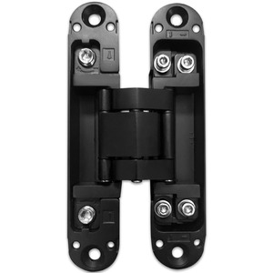 Bisagra Oculta para Puerta, Ajustable en 3D, 180 Grados, 120X25X23, 30KG, Aleación de Zinc, Negro Mate, para Puerta Interior de Madera, Herrajes para Dormitorio - Product Image 5